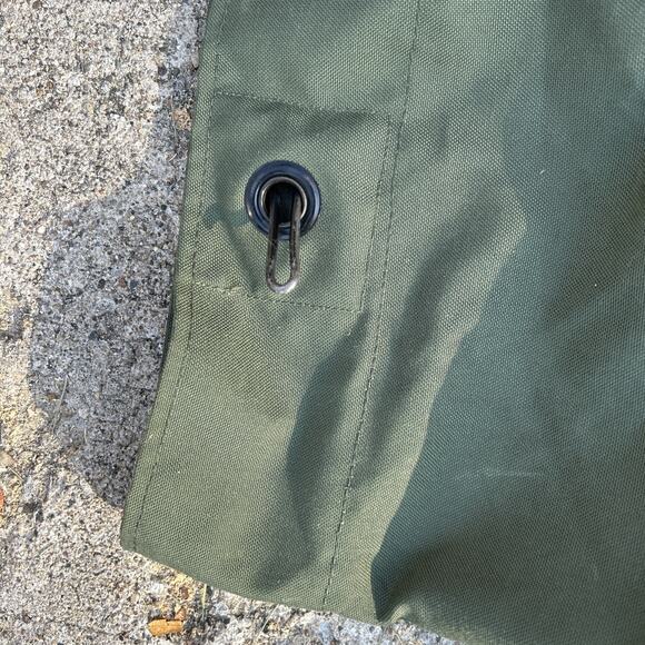 US Military OD Green Duffle Rucksack Bag Heavy Army Backpack Straps - Picture 5 of 7